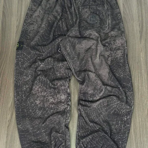 stone island spiderweb sweatpants